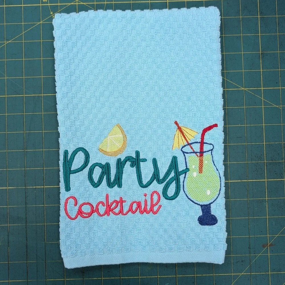 Party Cocktail Kitchen Bath Tea Bar Hand Towel Great Gift Idea!